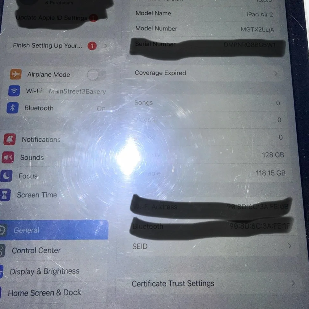 Apple iPad Air 2, Tablet in Black